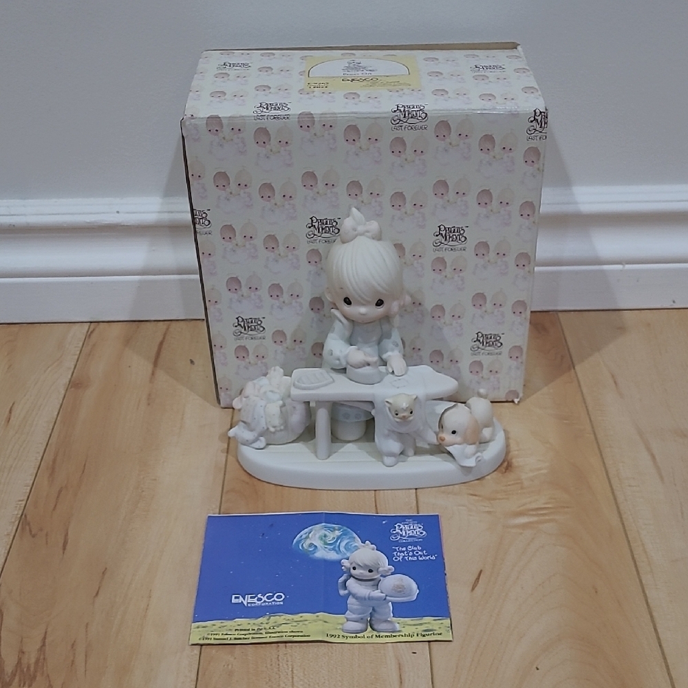 Precious Moments "Press On" Figurine